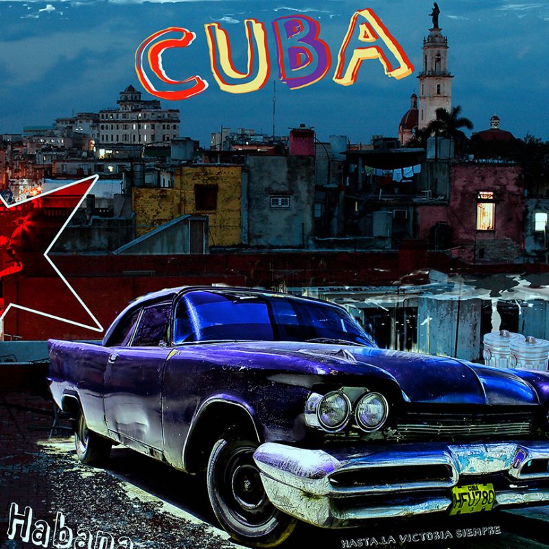 burkhard lohren – cubano style – la habana after midnight – 80 x 100 cm