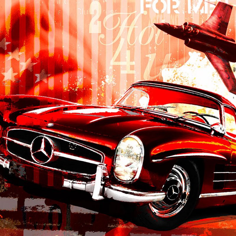 burkhard lohren – dream cars – for men only – 70 x 100 cm