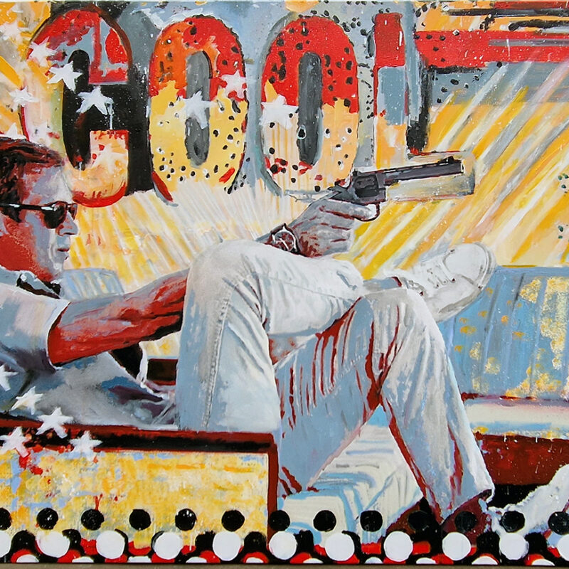 mr-cool _ 120 x 150 cm _ acryl auf leinwand _ unikat