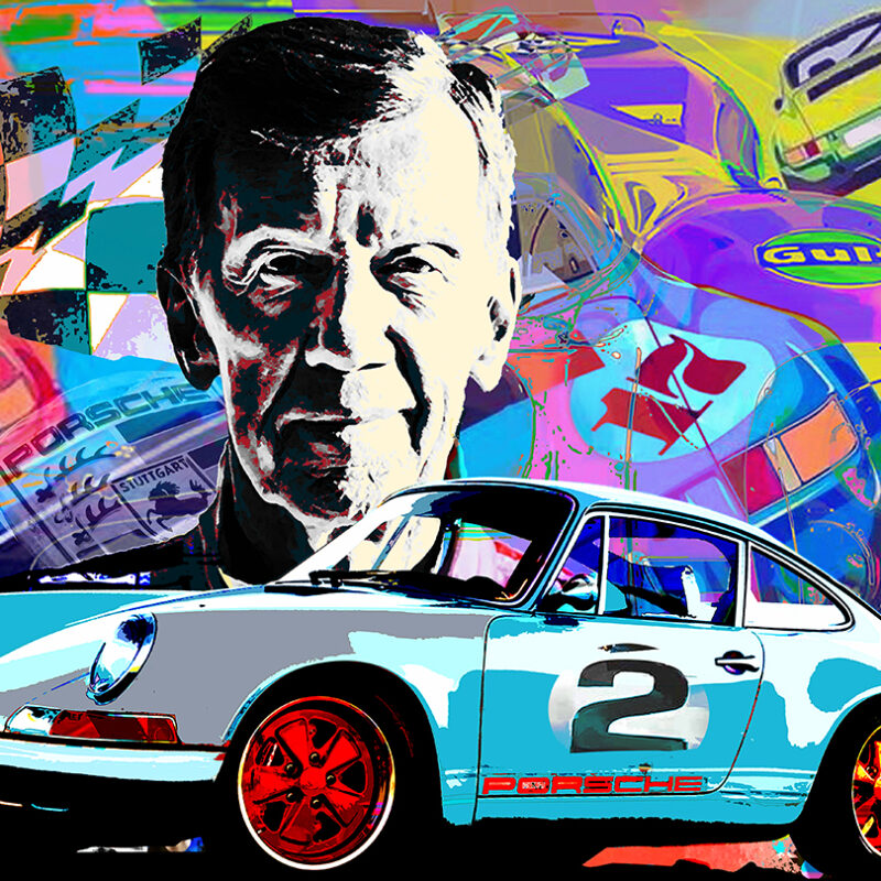 porsche-art-_–40-x-30-_-nr-2-_-2023 _ druck auf acrylglas _ unikat