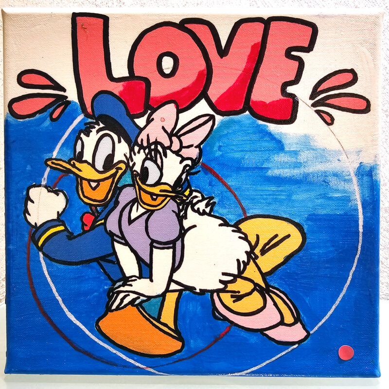 20 x 20 cm _ love _ SOLD