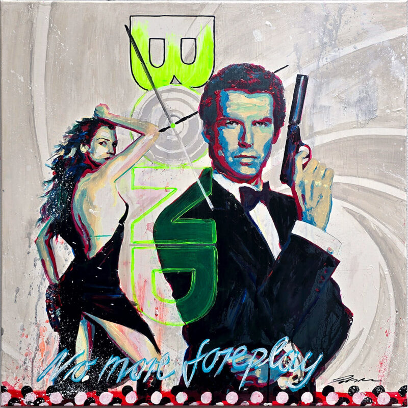 no more foreplay _ 70 x 70 cm