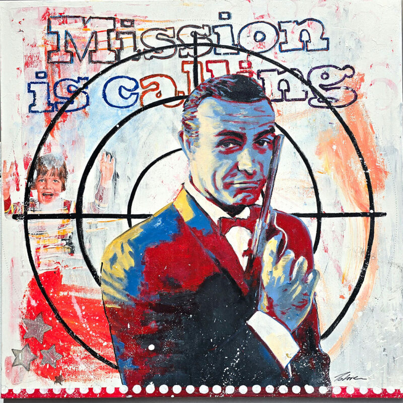mission-is-calling _ 100 x 100 cm