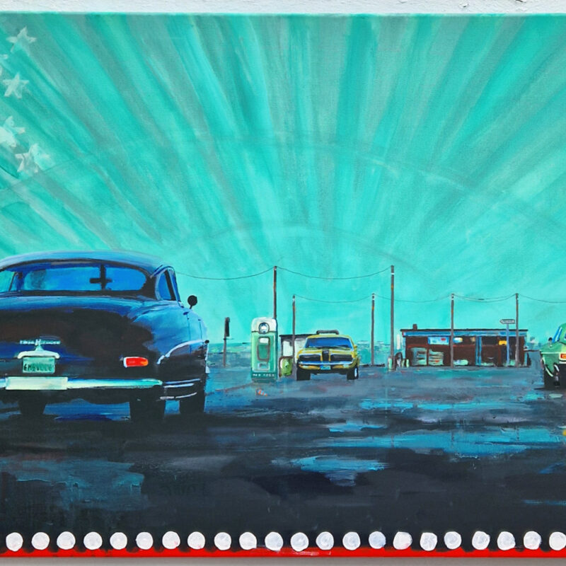 rainy day _ 70 x 120 cm